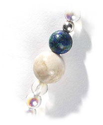 Earth and Moon Beads