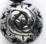 Pisces pewter bead