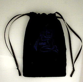 Aquarius Velvet Bag