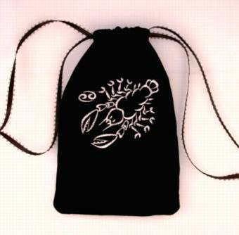 Cancer velvet bag