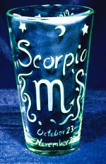 Scorpio Pint Glass