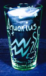 Aquarius Pint Glass