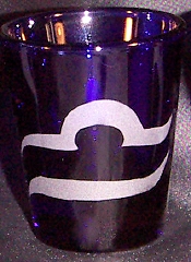 Libra Shot Glass