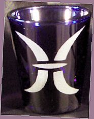 Pisces Shot Glass