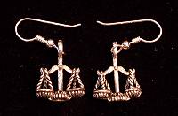 Libra Charm Earrings