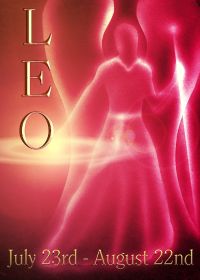 Leo Angel Card