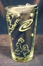Capricorn Sea Goat pint glass