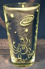 Cancer crab pint glass