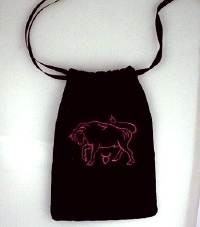 Taurus Velvet Bag
