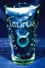 Taurus Pint Glass