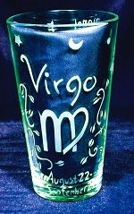 Virgo Pint Glass