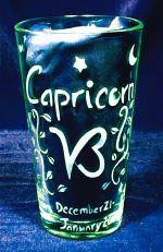 Capricorn Pint Glass