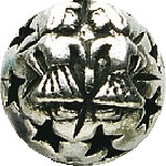 Gemini Pewter Bead
