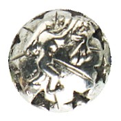 Aquarius Pewter Bead