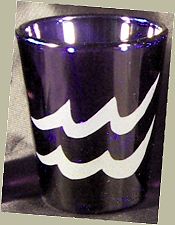 Aquarius Shot Glass
